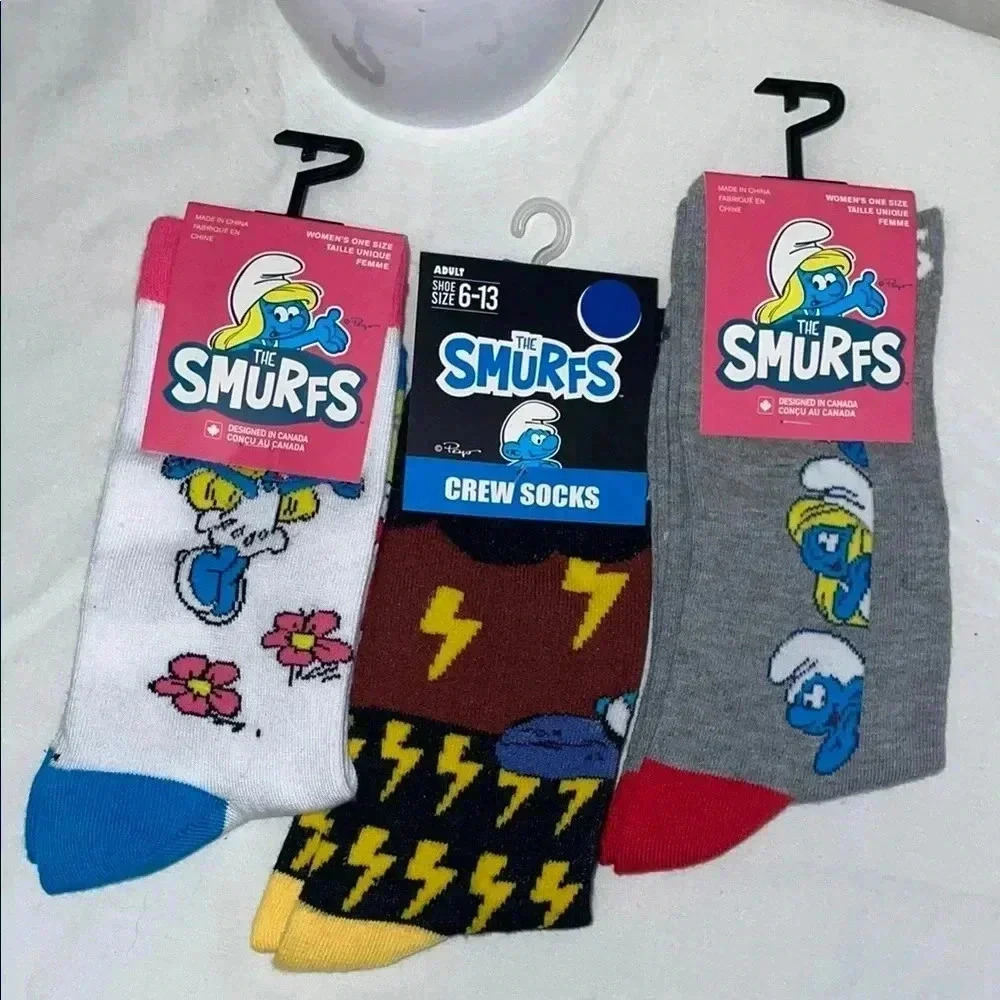 Smurfs Crew-Length Socks